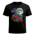 MagicMoon Three Bunting Moon - Funny Animal Shirt, White Elephant Gift, Novelty T-Shirt