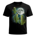 MagicMoon Three Cactus Moon - Funny Novelty Shirt, White Elephant Gift, Novelty T-Shirt