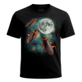 MagicMoon Three Cockroach Moon - Funny Animal Shirt, White Elephant Gift, Novelty T-Shirt