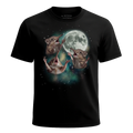 MagicMoon Three Elephant Shrew Moon - Funny Animal Shirt, White Elephant Gift, Novelty T-Shirt