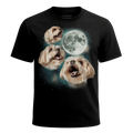 MagicMoon Three Havanese Moon - Funny Animal Shirt, White Elephant Gift, Novelty T-Shirt