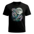 MagicMoon Three Heron Moon - Funny Animal Shirt, White Elephant Gift, Novelty T-Shirt
