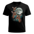 MagicMoon Three Impala Moon - Funny Animal Shirt, White Elephant Gift, Novelty T-Shirt