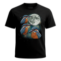 MagicMoon Three Kingfisher Moon - Funny Animal Shirt, White Elephant Gift, Novelty T-Shirt