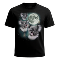 MagicMoon Three Koala Moon - Funny Animal Shirt, White Elephant Gift, Novelty T-Shirt