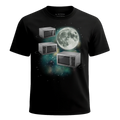 MagicMoon Three Microwave Moon - Funny Novelty Shirt, White Elephant Gift, Novelty T-Shirt