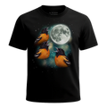 MagicMoon Three Oriole Moon - Funny Animal Shirt, White Elephant Gift, Novelty T-Shirt