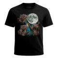 MagicMoon Three Paca Moon - Funny Animal Shirt, White Elephant Gift, Novelty T-Shirt