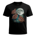 MagicMoon Three Partridge Moon - Funny Animal Shirt, White Elephant Gift, Novelty T-Shirt