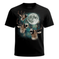 MagicMoon Three Reindeer Moon - Christmas Gift Shirt, White Elephant Gift, Novelty T-Shirt