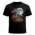 MagicMoon Three Robin Moon - Funny Animal Shirt, White Elephant Gift, Novelty T-Shirt