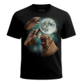 MagicMoon Three Seals Moon - Funny Animal Shirt, White Elephant Gift, Novelty T-Shirt
