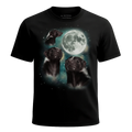 MagicMoon Three Skunk Moon - Funny Animal Shirt, White Elephant Gift, Novelty T-Shirt