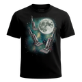 MagicMoon Three Vacuum Moon - Funny Novelty Shirt, White Elephant Gift, Novelty T-Shirt