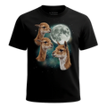 MagicMoon Three Vicuna Moon - Funny Animal Shirt, White Elephant Gift, Novelty T-Shirt