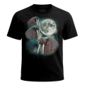 MagicMoon Three Walrus Moon - Funny Animal Shirt, White Elephant Gift, Novelty T-Shirt